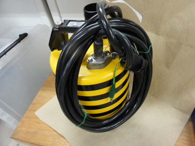 ツルミ 工事排水用水中ハイスピンポンプ LB480