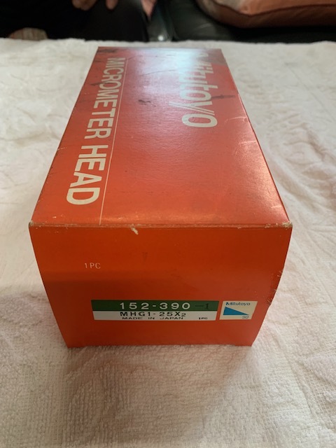 ミツトヨ マイクロメーターヘッド　新古品 MHG1-25X2