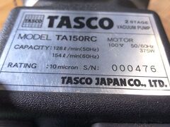タスコ ツーステージ真空ポンプ TA150RC