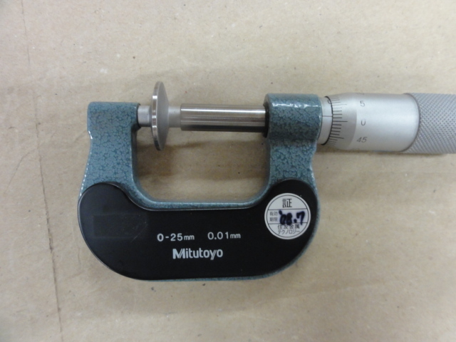 MITUTOYO｜ミツトヨ 歯厚マイクロメーター PDM-25