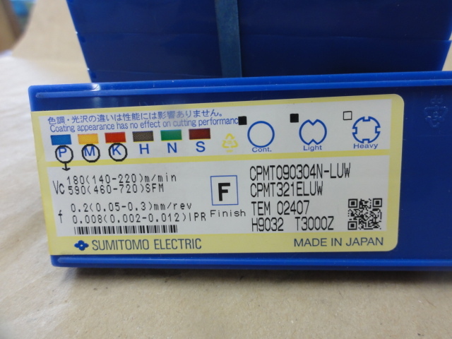 住友電工 チップ（10ケース） CPMT090304N-LUW