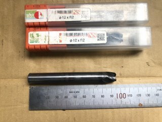NS TOOL ラジアスエンドミル3本 【ラジアスエンドミル3本】φ12xR2 MSRS430