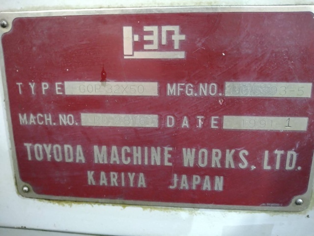豊田工機 円筒研削盤 GOP32x50