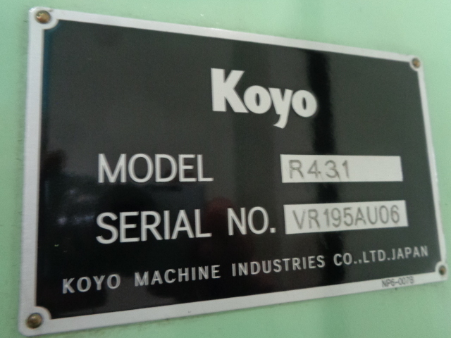光洋機械工業 ロータリー平面研削盤 R431