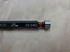 児玉精密 栓ゲージ φ9.602 φ9.640