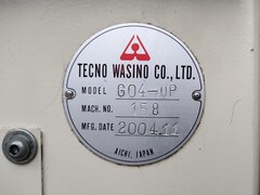 テクノワシノ 櫛刃型NC旋盤 G04-UP