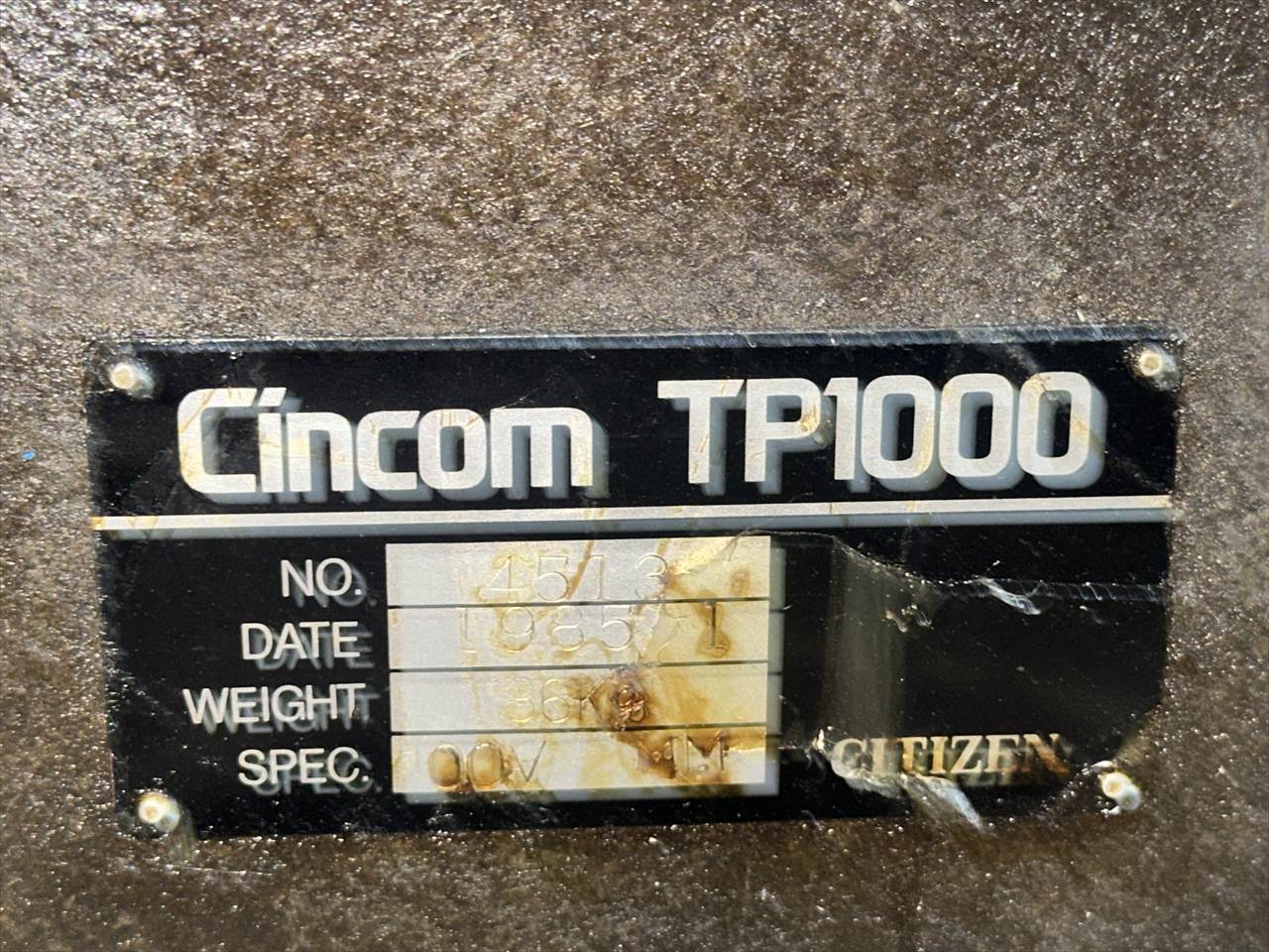 シチズン ツールプリセッター TP-1000