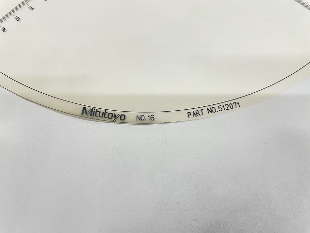 MITUTOYO｜ミツトヨ 投影機用フィルムチャート NO.16