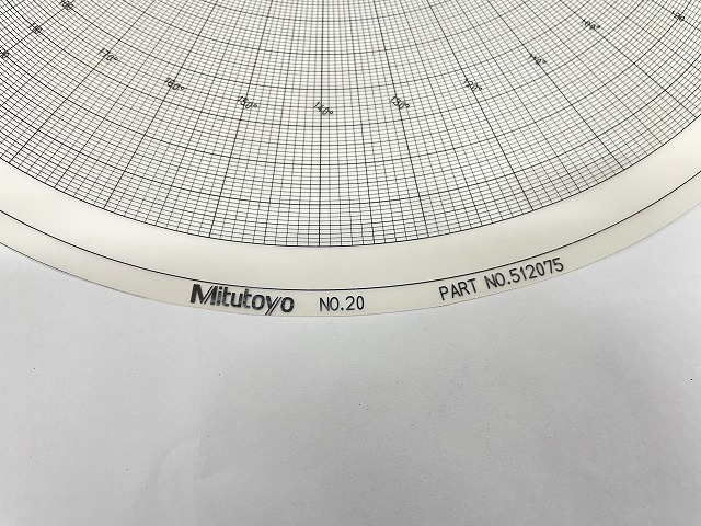 MITUTOYO｜ミツトヨ 投影機用フィルムチャート NO.20