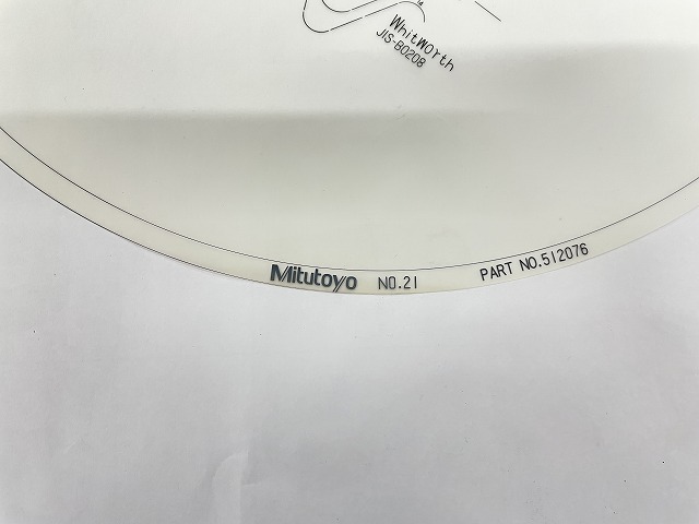 MITUTOYO｜ミツトヨ 投影機用フィルムチャート NO.21