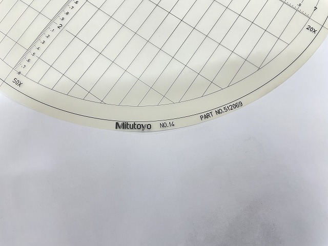 MITUTOYO｜ミツトヨ 投影機用フィルムチャート NO.14