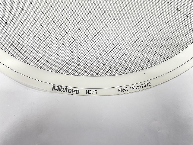 MITUTOYO｜ミツトヨ 投影機用フィルムチャート NO.17、NO.20、NO.11