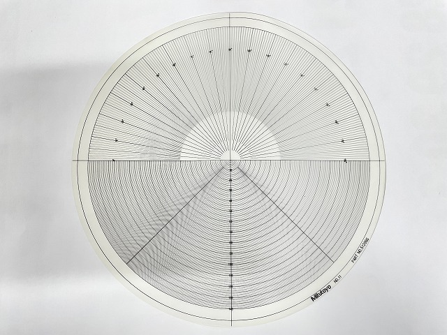 MITUTOYO｜ミツトヨ 投影機用フィルムチャート NO.17、NO.20、NO.11