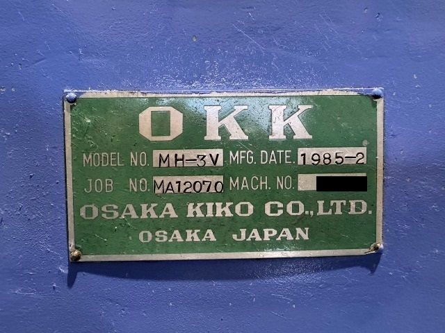 OKK 汎用フライス MH-3V