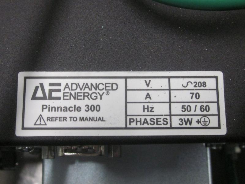 アドバンストエナジー パルスDC電源 Pinnacle 300