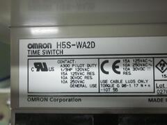 omron デジタルタイムスイッチ H5S-WA2D