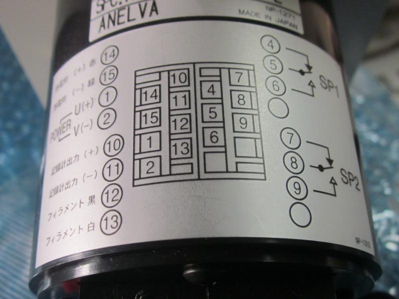 ANELVA サーモカップル真空計 M-012DM
