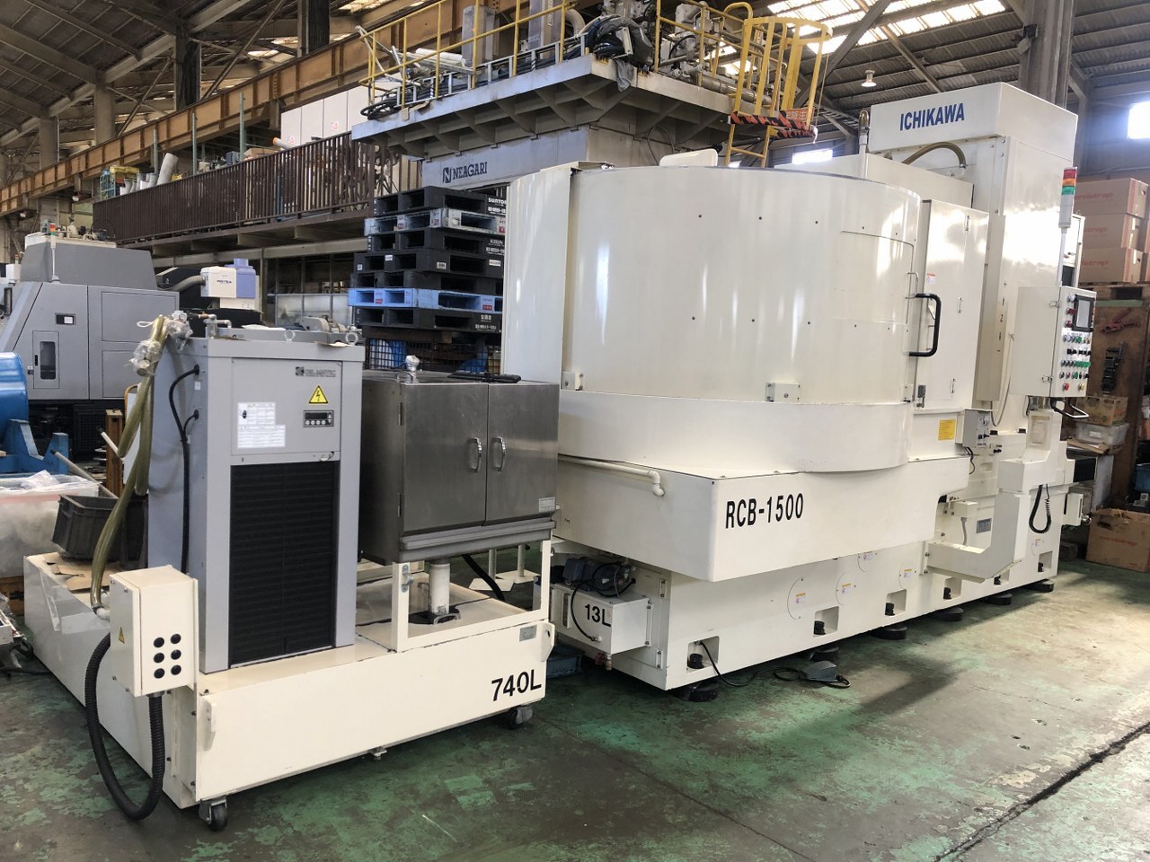 市川製作所 横型ロータリー平面研削盤 RCB-1500