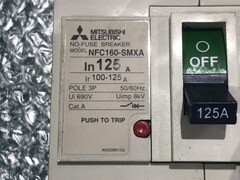 三菱/MITSUBISHI ノーヒューズ遮断器(ノーヒューズブレーカー) NFC160-SMXA
