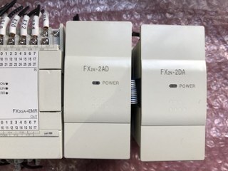 三菱/MITSUBISHI PROGRAMMABLE CONTROLLER 【PROGRAMMABLE CONTROLLER】FX3GA-40MR-CM,FX2N-2DA,FX2N-2AD