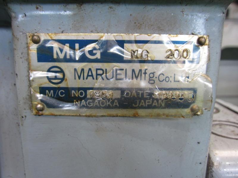 丸栄 円筒研削盤 MIG-MG-200