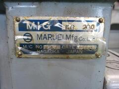 丸栄 円筒研削盤 MIG-MG-200