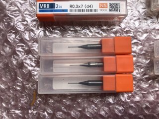 NS TOOL エンドミル11本 【エンドミル11本】MRH230 R0.3x7,R0.3x8,R0.3x10