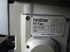 ブラザー工業 タッピング盤 BT71-521