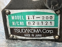津田駒 傾斜円テーブル TT-200