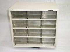 サカエ パーツキャビネット ３列４段