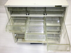 サカエ パーツキャビネット ３列４段