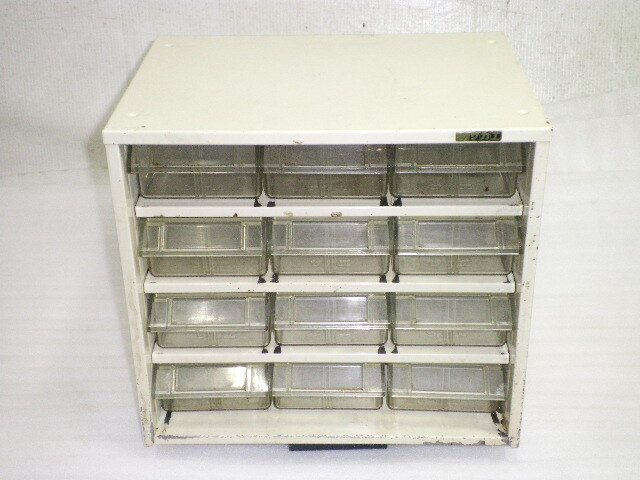 サカエ パーツキャビネット ３列４段