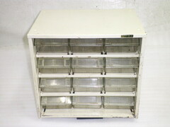 サカエ パーツキャビネット ３列４段