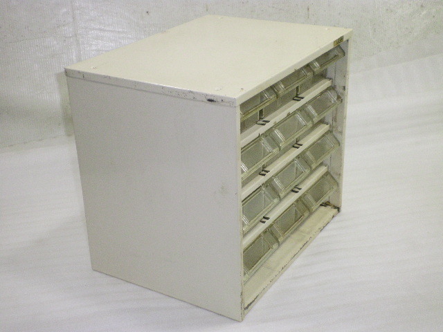 サカエ パーツキャビネット ３列４段