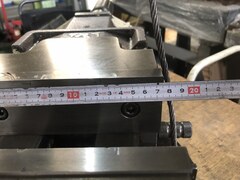 津田駒/TSUDAKOMA 油圧バイス 口幅175mm　口高60mm