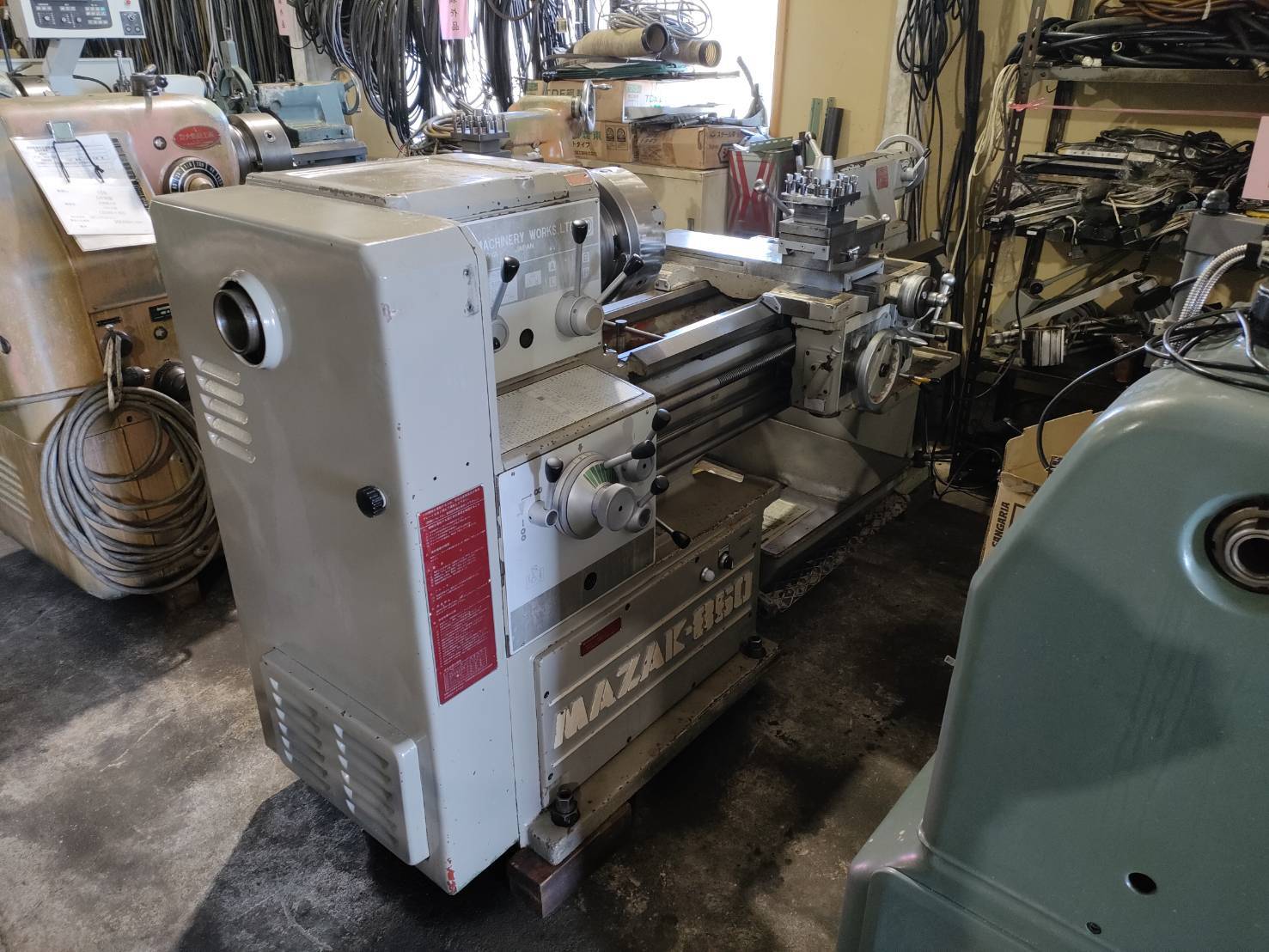 山﨑鉄工 7尺旋盤 MAZAK-860