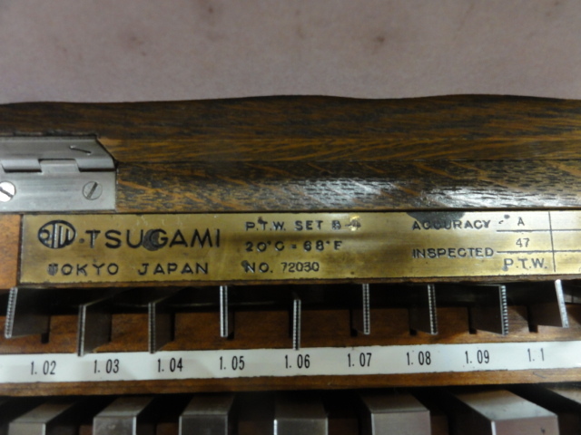 TSUGAMI｜ツガミ ブロックゲージセット B-4